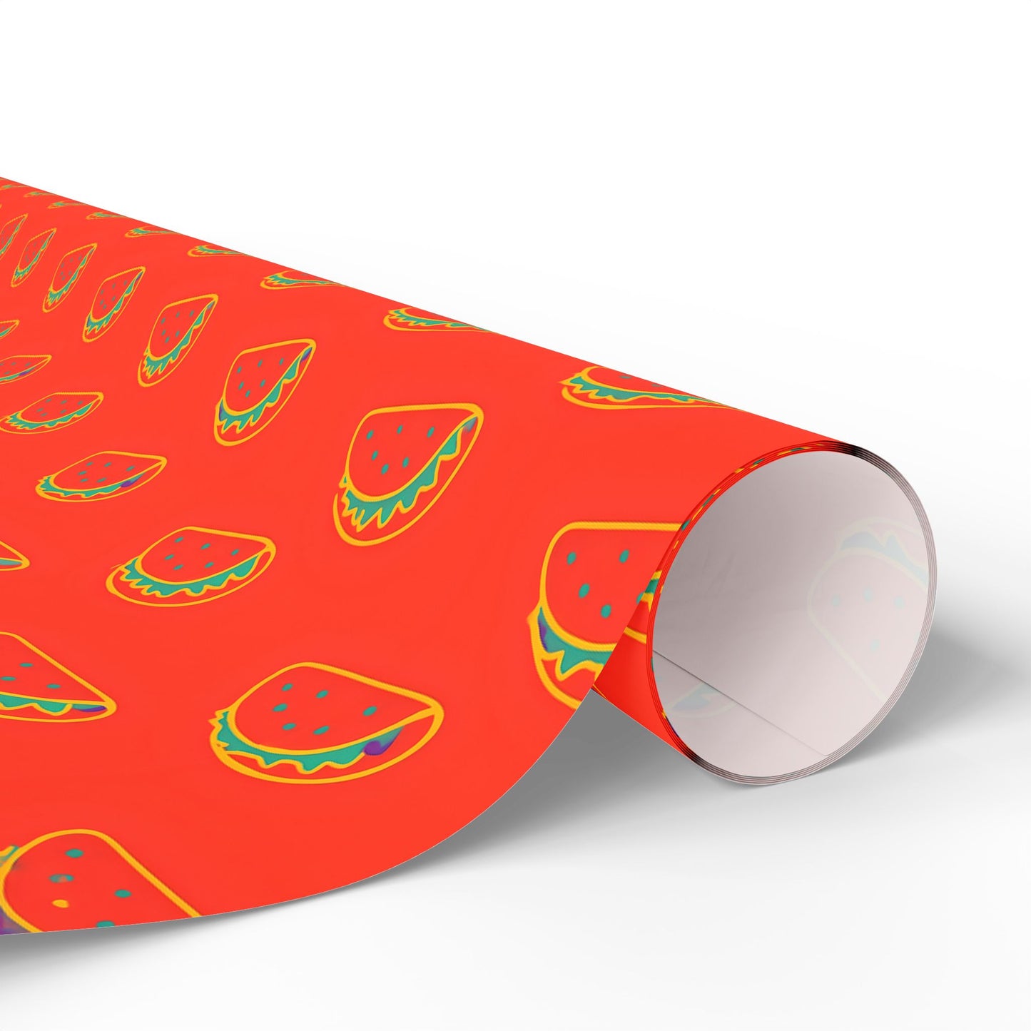 Taco Wrapping Paper - Festive Foodie Gift Wrap, Mexican Cuisine Celebration Supplies, Colorful Taco Pattern, Fun Fiesta Party Decor, Food