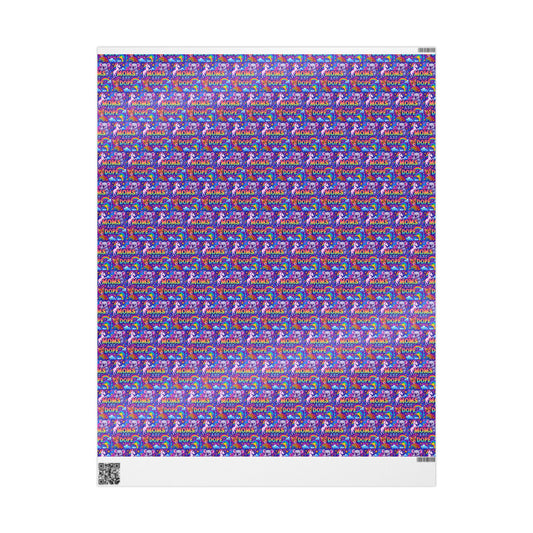 Wrapping Paper, Moms are dope The Heist Club Gift Wrap, Christmas Holiday Present Decoration, Birthday Party