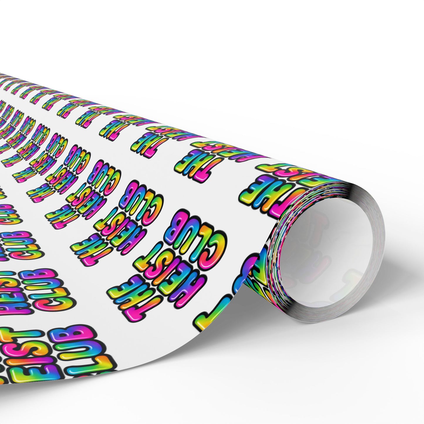 Wrapping Paper Set for Gift Wrapping, Birthday, Christmas, Holidays, The Heist Club Colorful Pattern