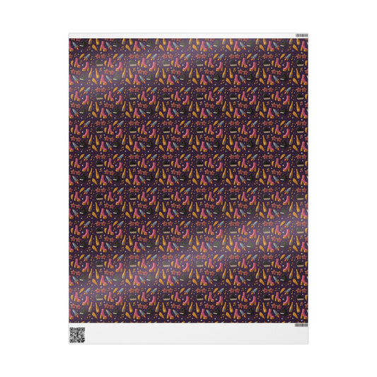 Wrapping Paper Set, Elton Gift Wrap, Music Icon Present Decor, Rock Star Birthday Party Supplies, Unique Holiday Wrappers, Retro Pop