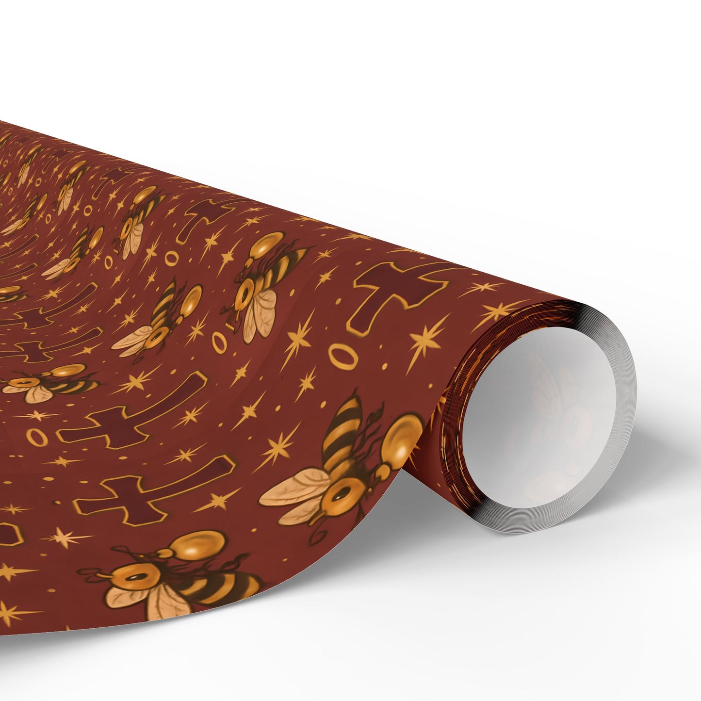 Hornet Wrapping Paper Set for Gift Wrapping, Birthday, Christmas, Holidays, The Heist Club Colorful Pattern