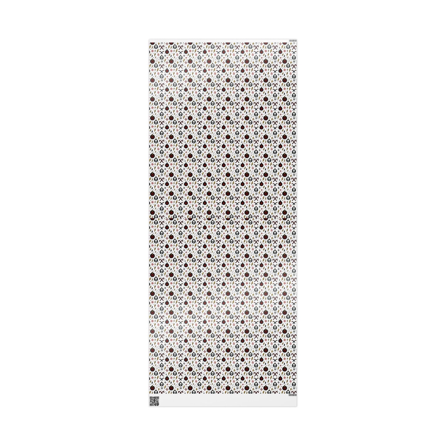 Gift Wrap, Skull and Candy Cane Ozzy Osbourne Inspired Wrapping Paper, Holiday Wrapping, Festive Gift Wrap, Music Lover Gift Wrap, Rock and
