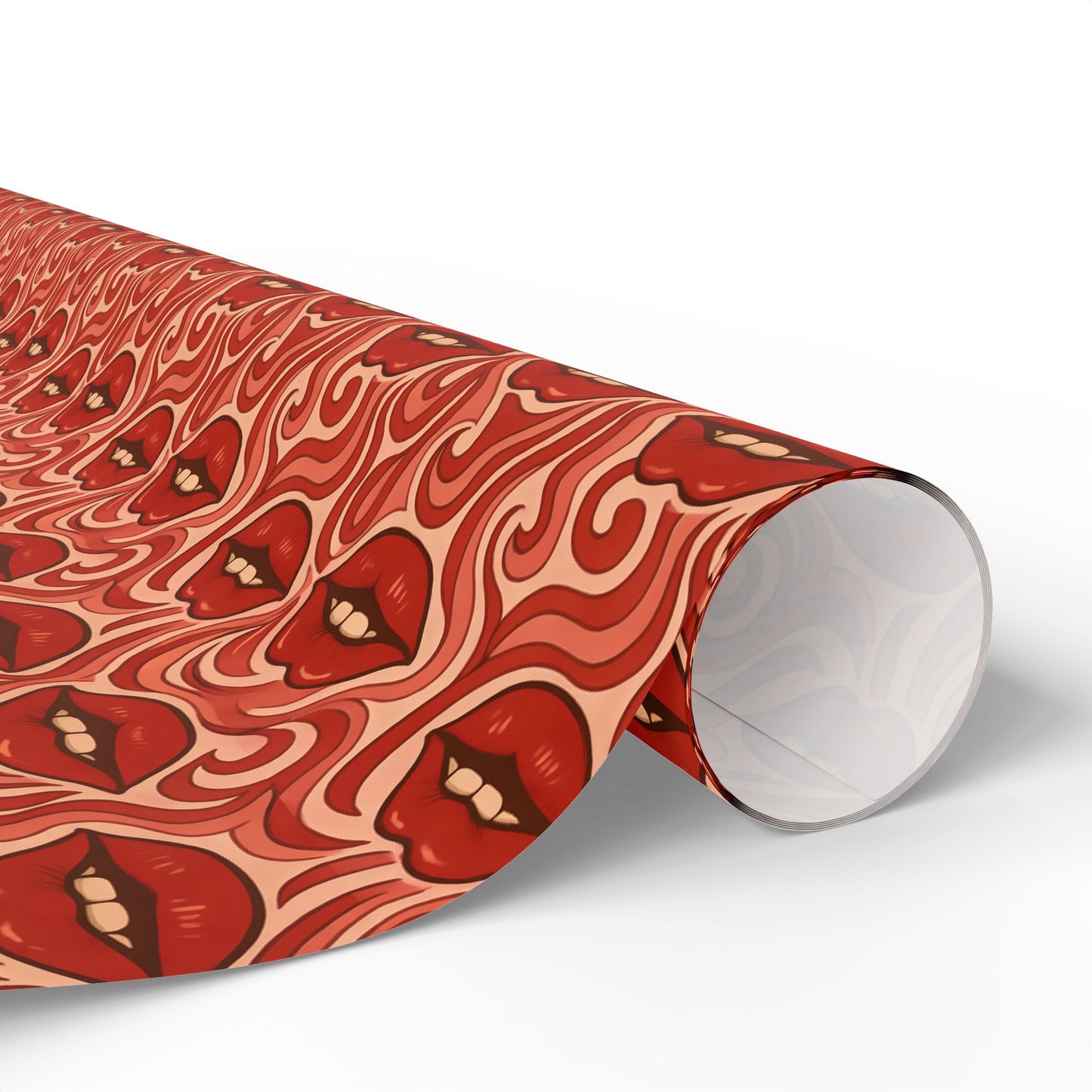 Lips Wrapping Papers | Holiday Candy Pattern