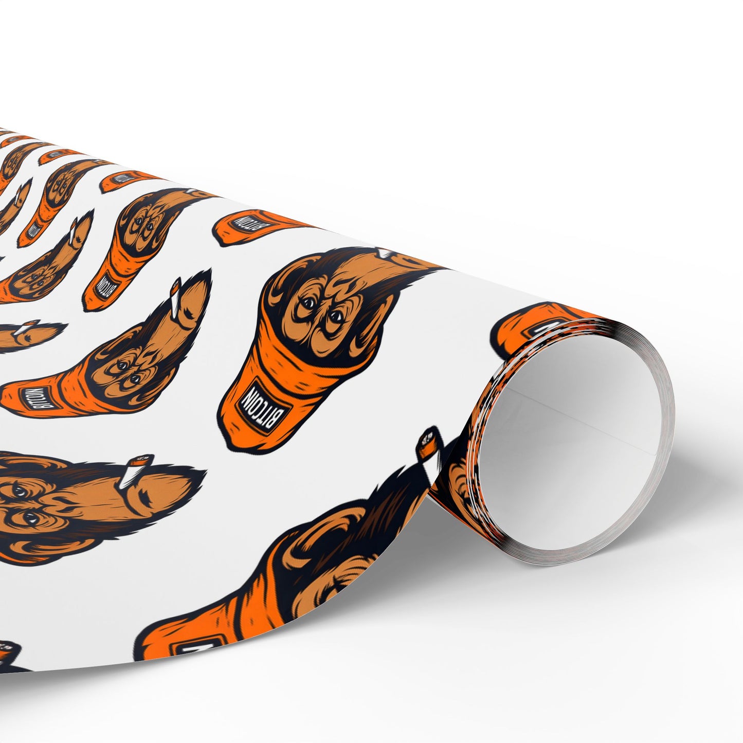 Bitcoin Monkey Wrapping Paper | Novelty Pattern Gift Wrap Roll