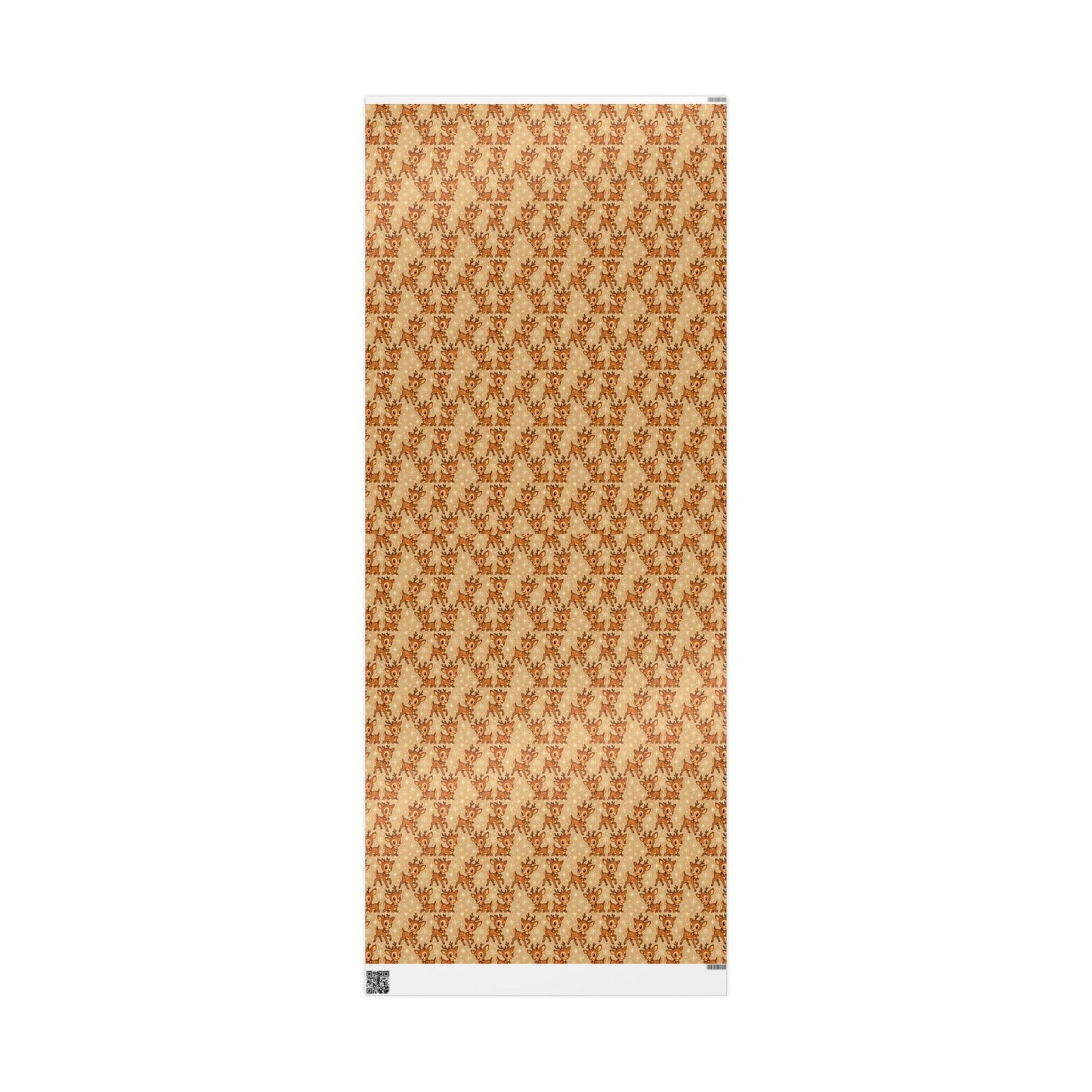 Cute Fawn Pattern Wrapping Paper | Deer Print Gift Wrap, Neutral Holiday Paper