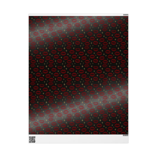 Stones lips  Wrapping Papers | Holiday Candy Pattern