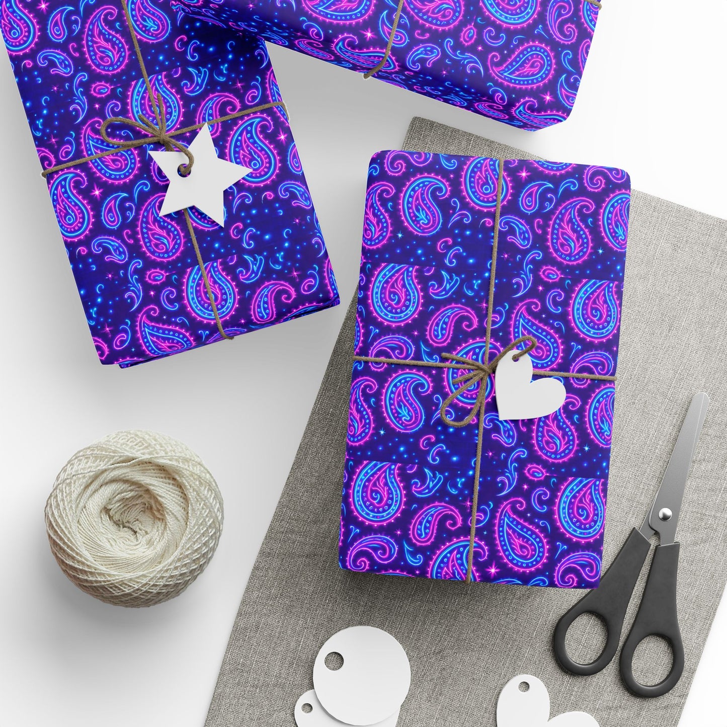 Wrapping Papers, Prince Paisley Pattern, Gift Wrap Roll for Holidays, Birthdays, Special Occasions, Musician Gift Wrap, Unique