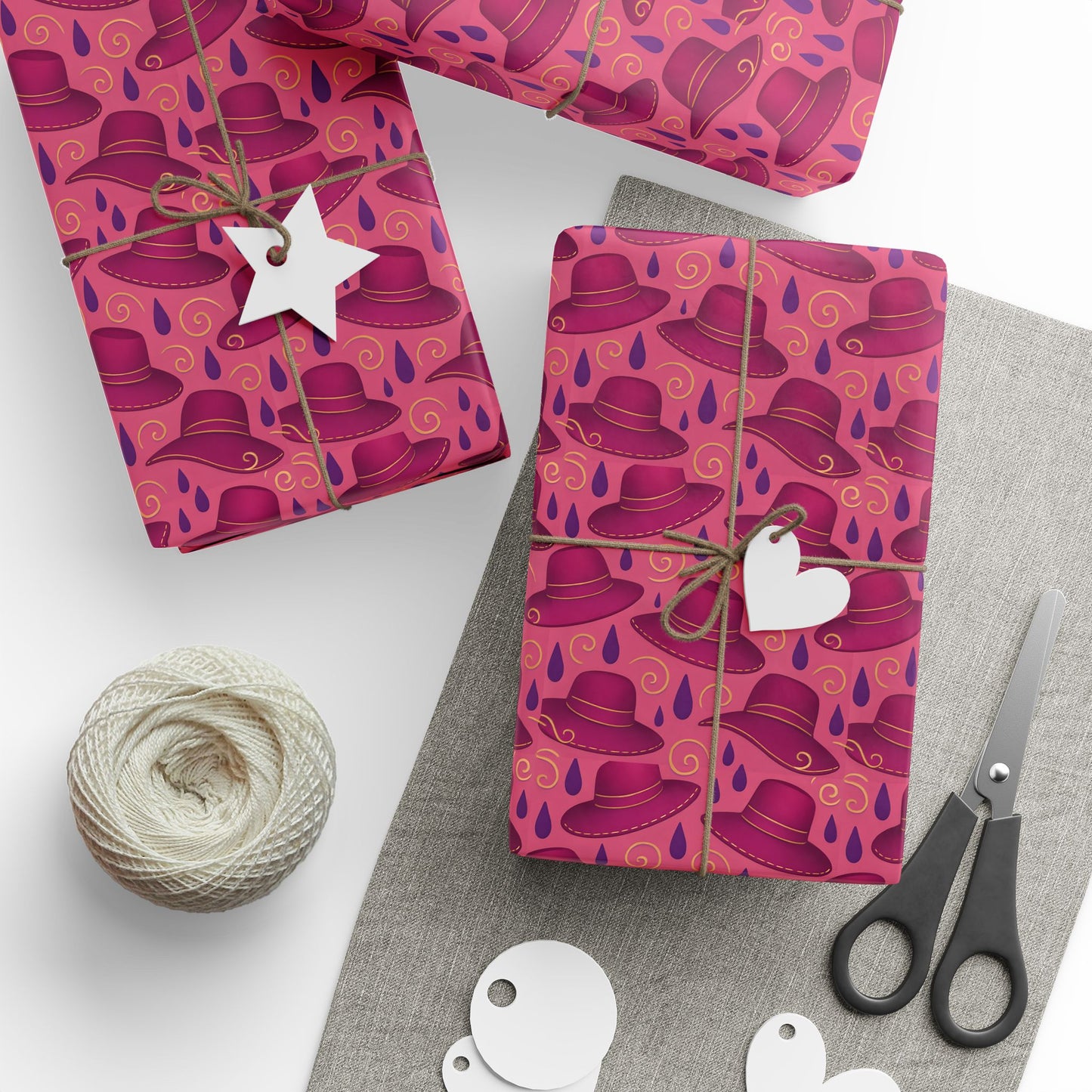 Wrapping Papers, Prince purple hat, Gift Wrap Roll for Holidays, Birthdays, Special Occasions, Musician Gift Wrap, Unique