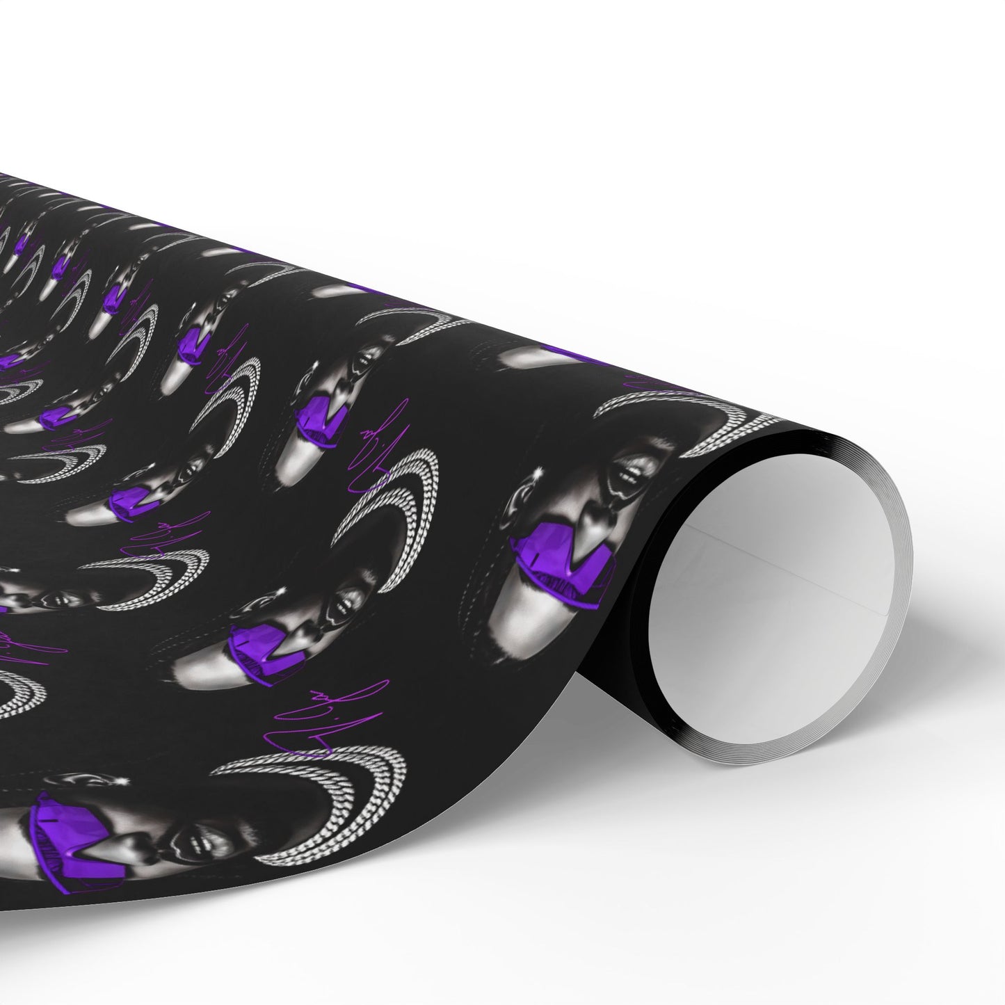 Wrapping Paper, MN VIKINGS Gift Wrap, Christmas Holiday Present Decoration, Birthday Party Supplies, Elegant Black and Gold Design