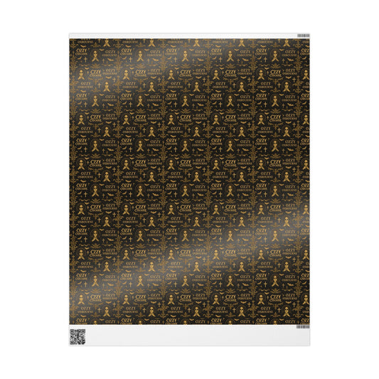 Oz Wrapping Papers, 30x180 Gift Wrap Sheets for Music Lovers, Unique Holiday Gift Packaging, Music Themed