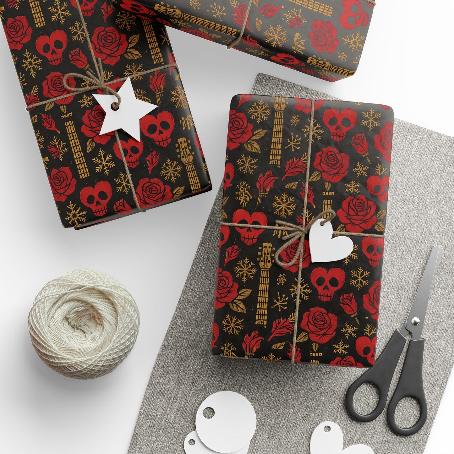 Ozzy Wrapping Papers, Gift Wrap Sheets for Music Lovers, Unique Holiday Gift Packaging, Music Themed