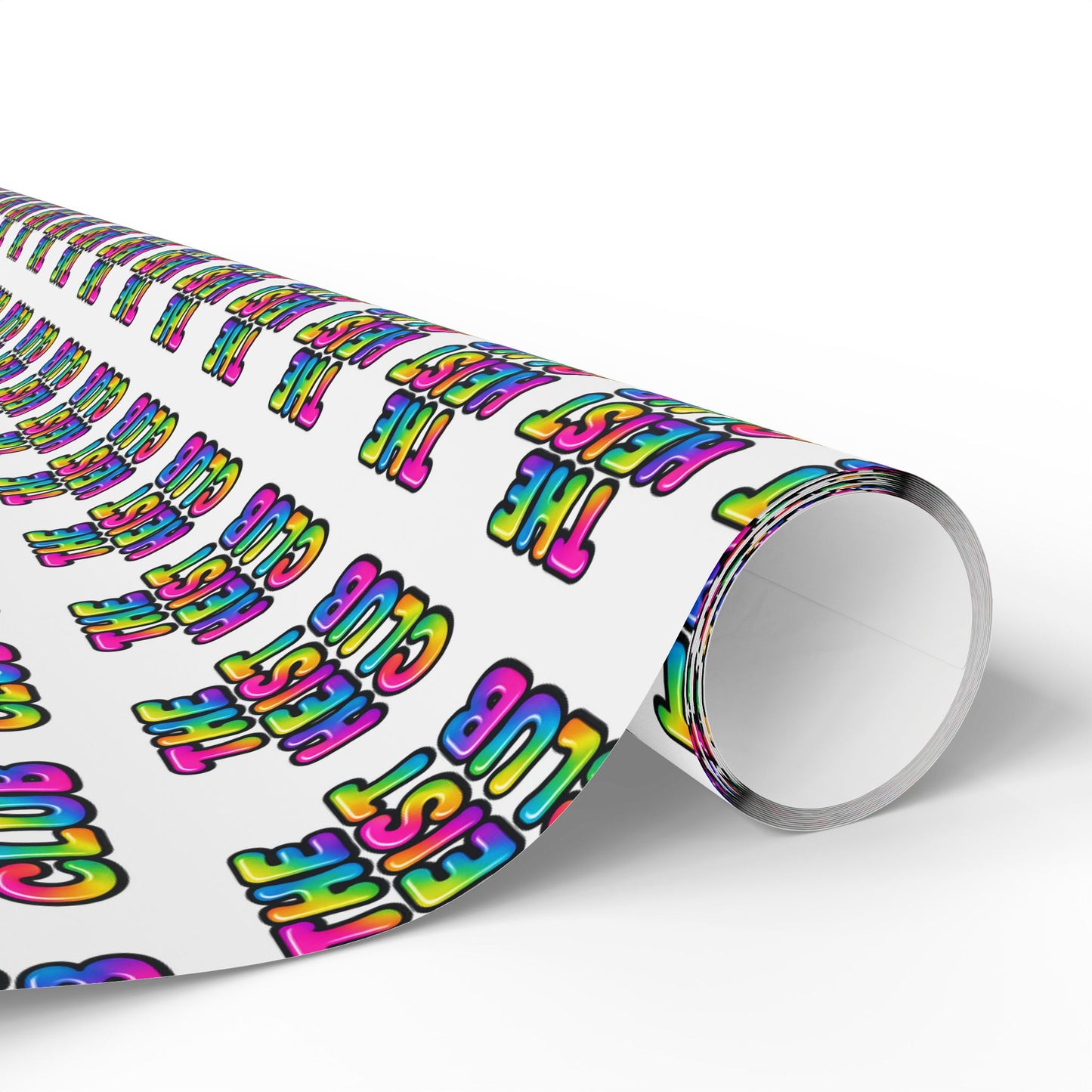 Wrapping Paper Set for Gift Wrapping, Birthday, Christmas, Holidays, The Heist Club Colorful Pattern
