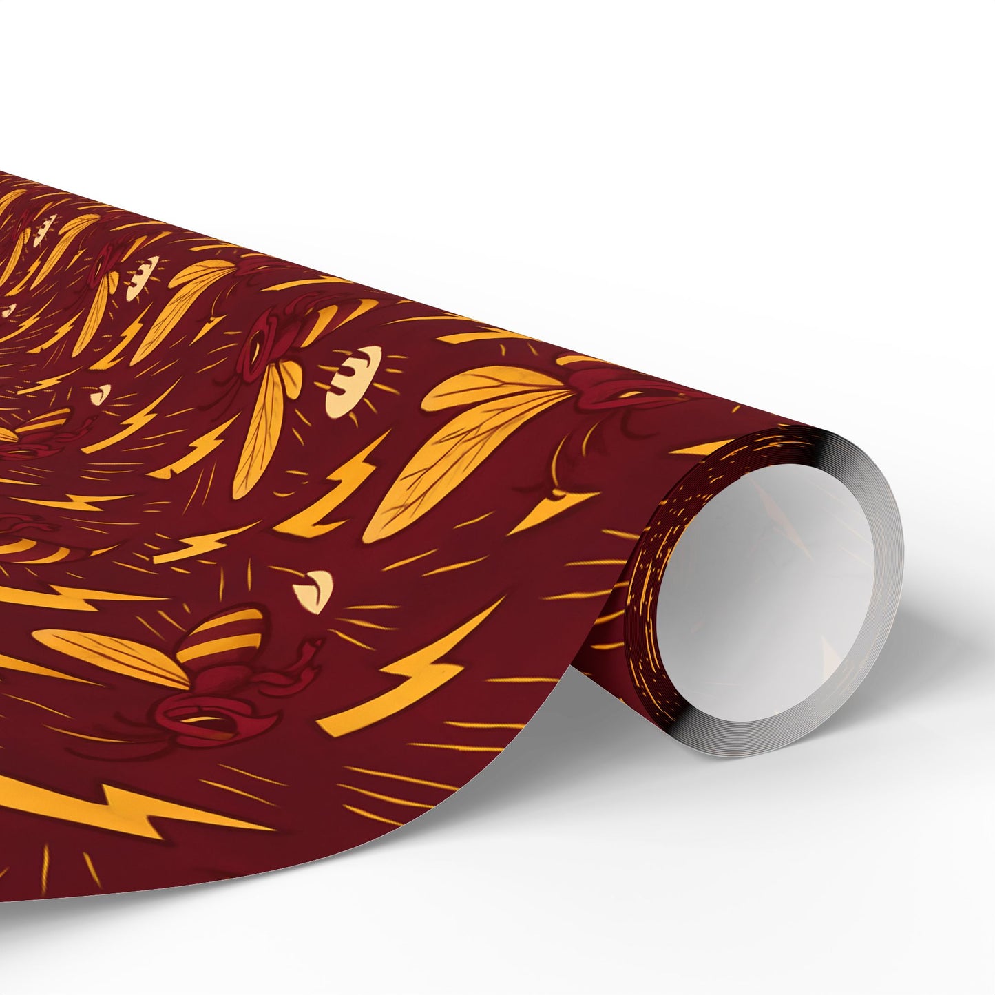 Hornet Wrapping Paper Set for Gift Wrapping, Birthday, Christmas, Holidays, The Heist Club Colorful Pattern