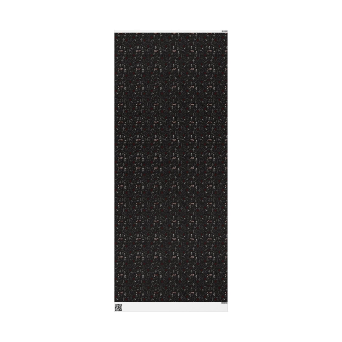 Gothic Wrapping Papers, Ozzy Osbourne Dark Floral Gift Wrap for Occasions, Unique Wrap for Birthdays, Holidays, DIY Projects, Occult Theme