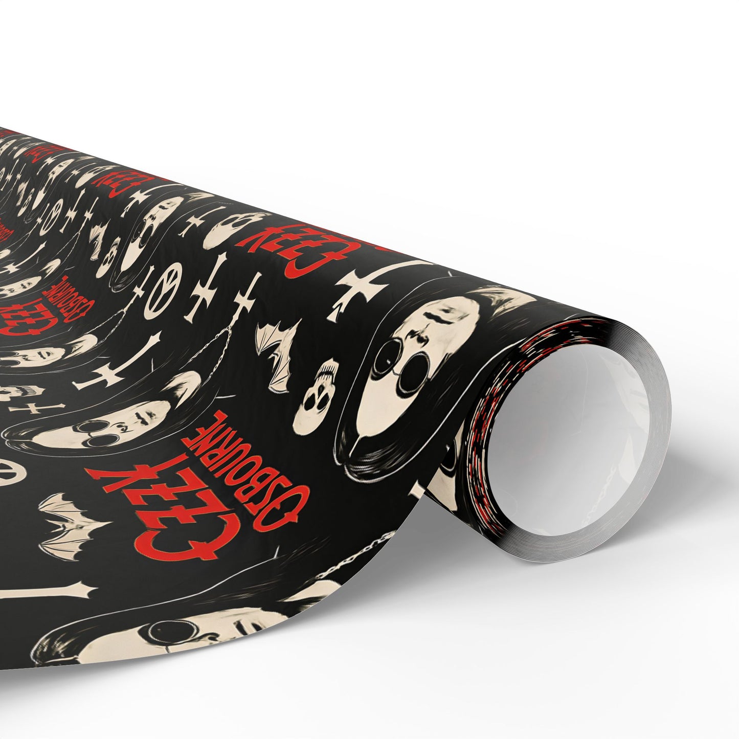 Wrapping Papers, Oz Gift Wrap, Rock Music Fan Present Wrap, Heavy Metal Wrapping Paper, Music Lover Holiday Gift Wrap, Unique