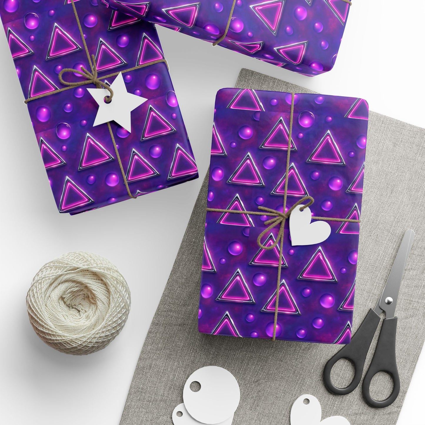 Wrapping Papers, Prince neon Pattern, Gift Wrap Roll for Holidays, Birthdays, Special Occasions, Musician Gift Wrap, Unique