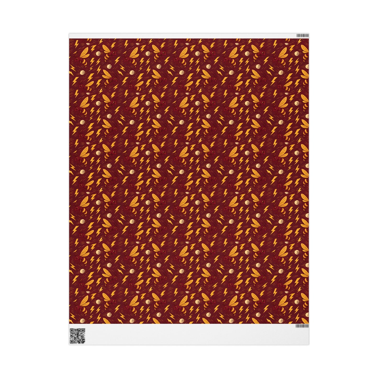 Hornet Wrapping Paper Set for Gift Wrapping, Birthday, Christmas, Holidays, The Heist Club Colorful Pattern