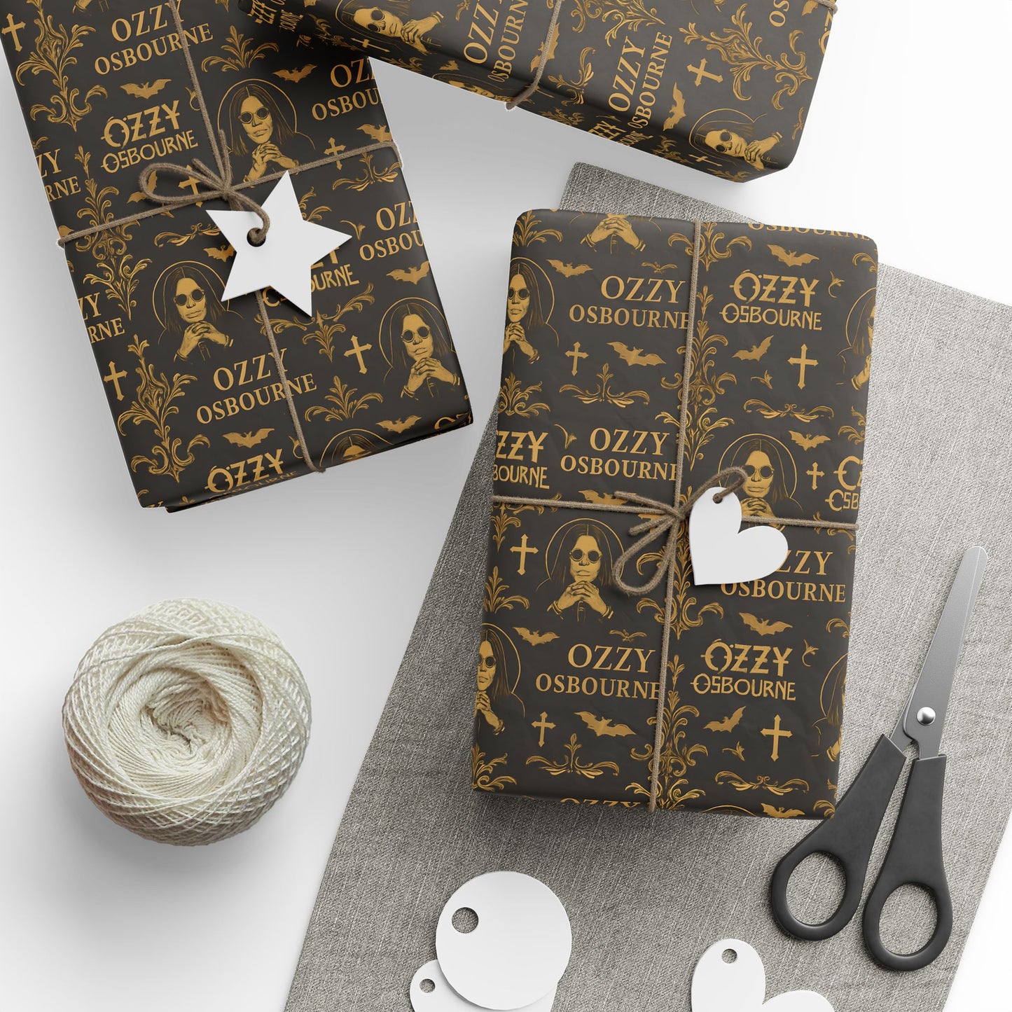 Oz Wrapping Papers, 30x180 Gift Wrap Sheets for Music Lovers, Unique Holiday Gift Packaging, Music Themed
