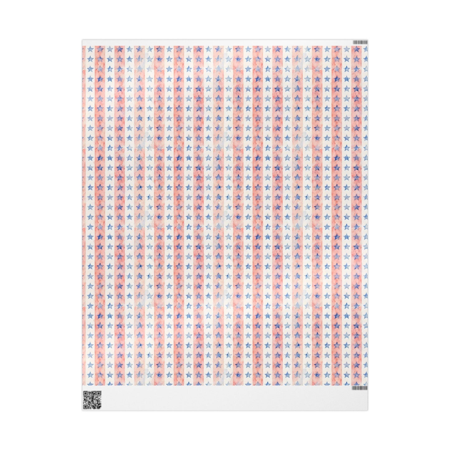 Wrapping Papers, Patriotic Stars Gift Wrap, USA Flag Stars Packaging Supplies, Independence Day Decor, 4th of July Party Favor, Red White