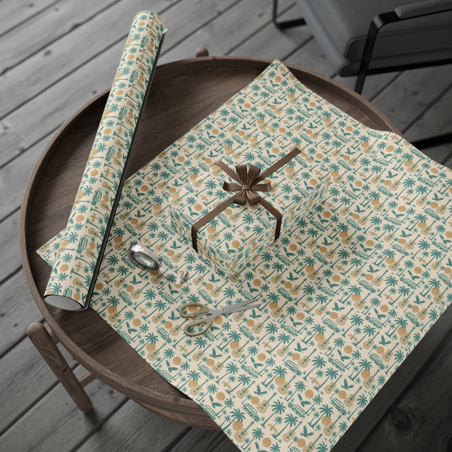 Wrapping Paper, Eagles Hotel California Gift Wrap for Music Lovers, Unique Holiday Present, Rock Band Theme Gift Packaging, Musician Gift,