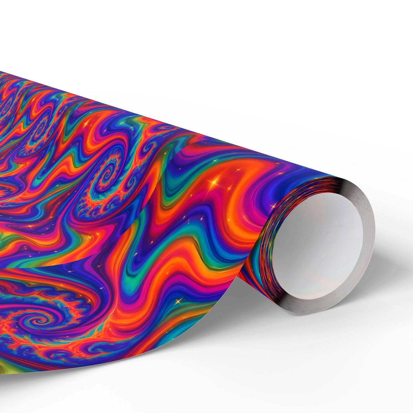 Psychedelic rockstar inspired Wrapping Papers, Gift Wrap Sheets for Music Lovers, Unique Holiday Gift Packaging, Music Themed