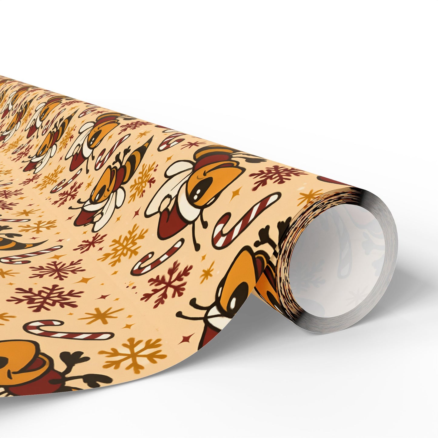 Santa Hornet Wrapping Paper, Birthday, Christmas, Holidays, The Heist Club Colorful Pattern
