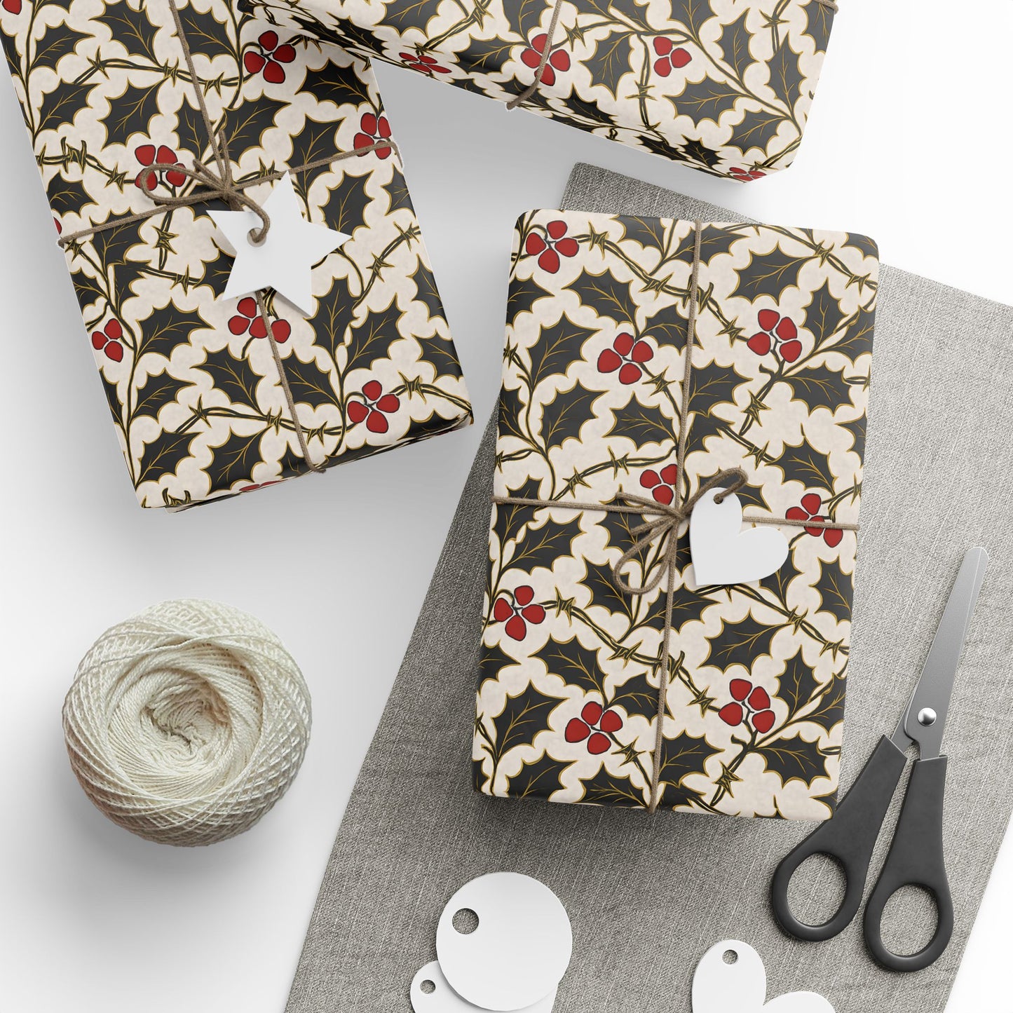 Wrapping Papers, Barb Wire Ozzy Osbourne Inspired, Gift Wrap, Christmas, Birthday, Heavy Metal, Rock and Roll