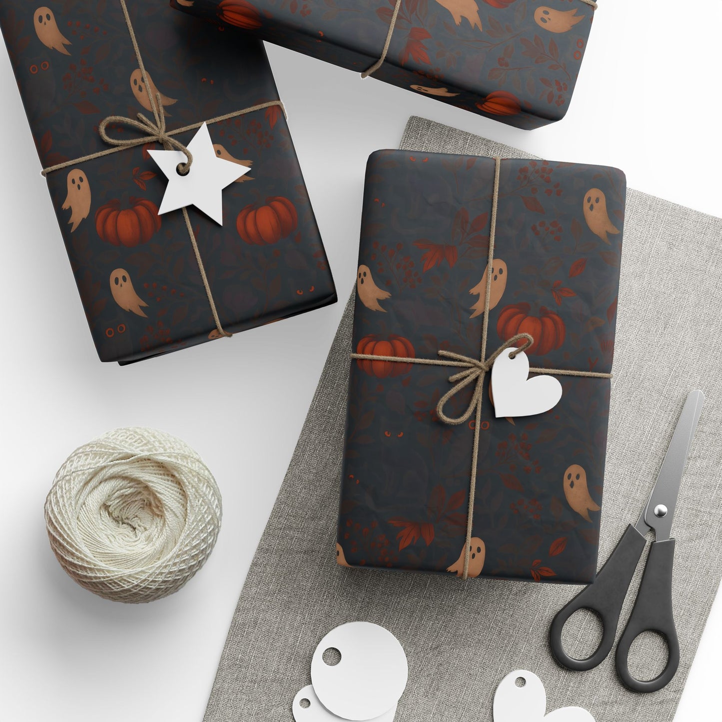 Halloween Wrapping Paper Design, Gift Wrap for Parties, Presents, Crafts, Decor, Scrapbooking