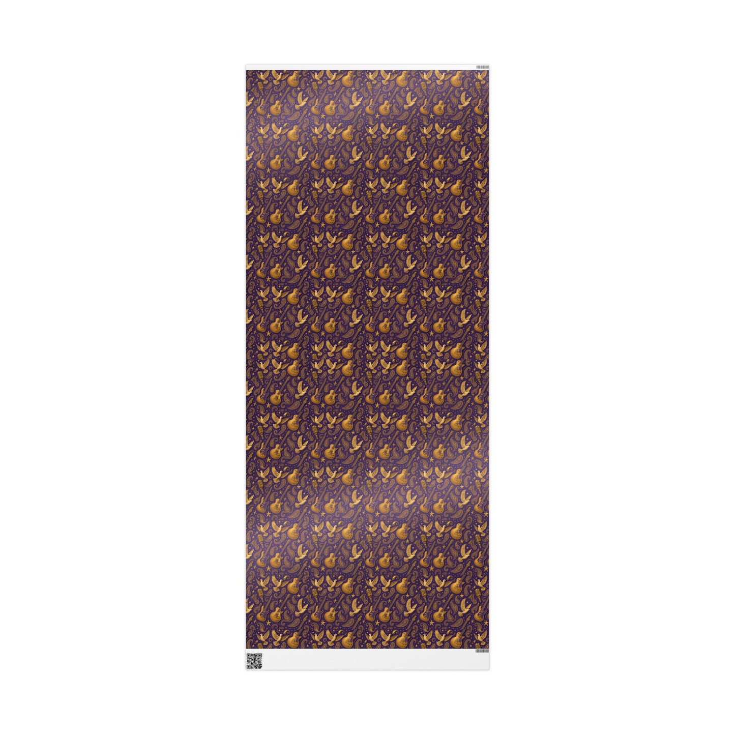 Wrapping Papers, Prince Paisley Dove Guitar Pattern, Gift Wrap Roll for Holidays, Birthdays, Special Occasions, Musician Gift Wrap, Unique