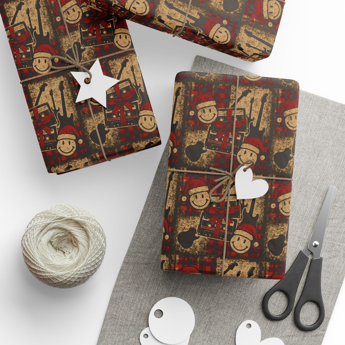 Cobain Wrapping Papers - Nirvana Inspired Gift Wrap, Alternative Rock Band Decor, Unique Present Packaging, Music Lover Holiday Supplies,