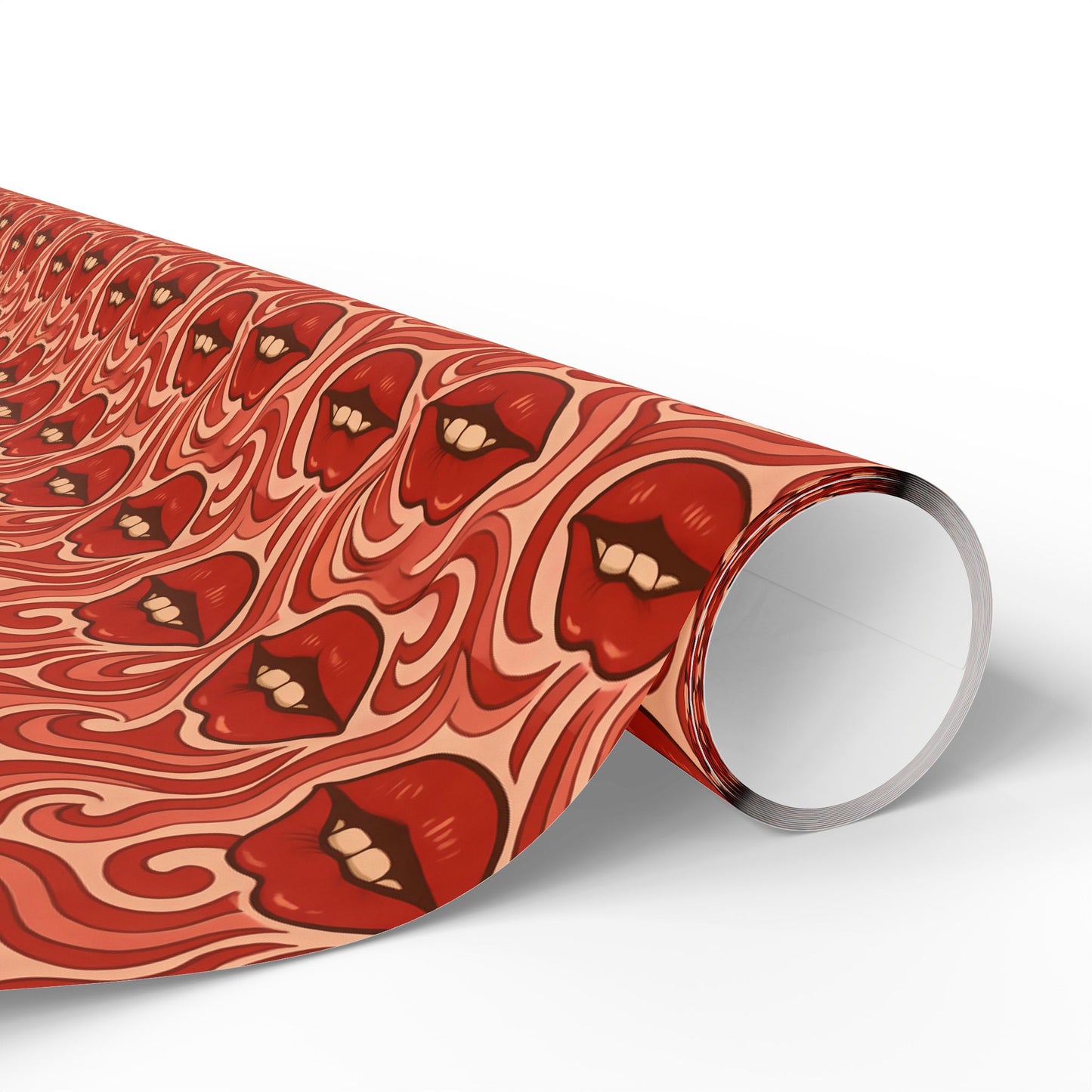 Lips Wrapping Papers | Holiday Candy Pattern