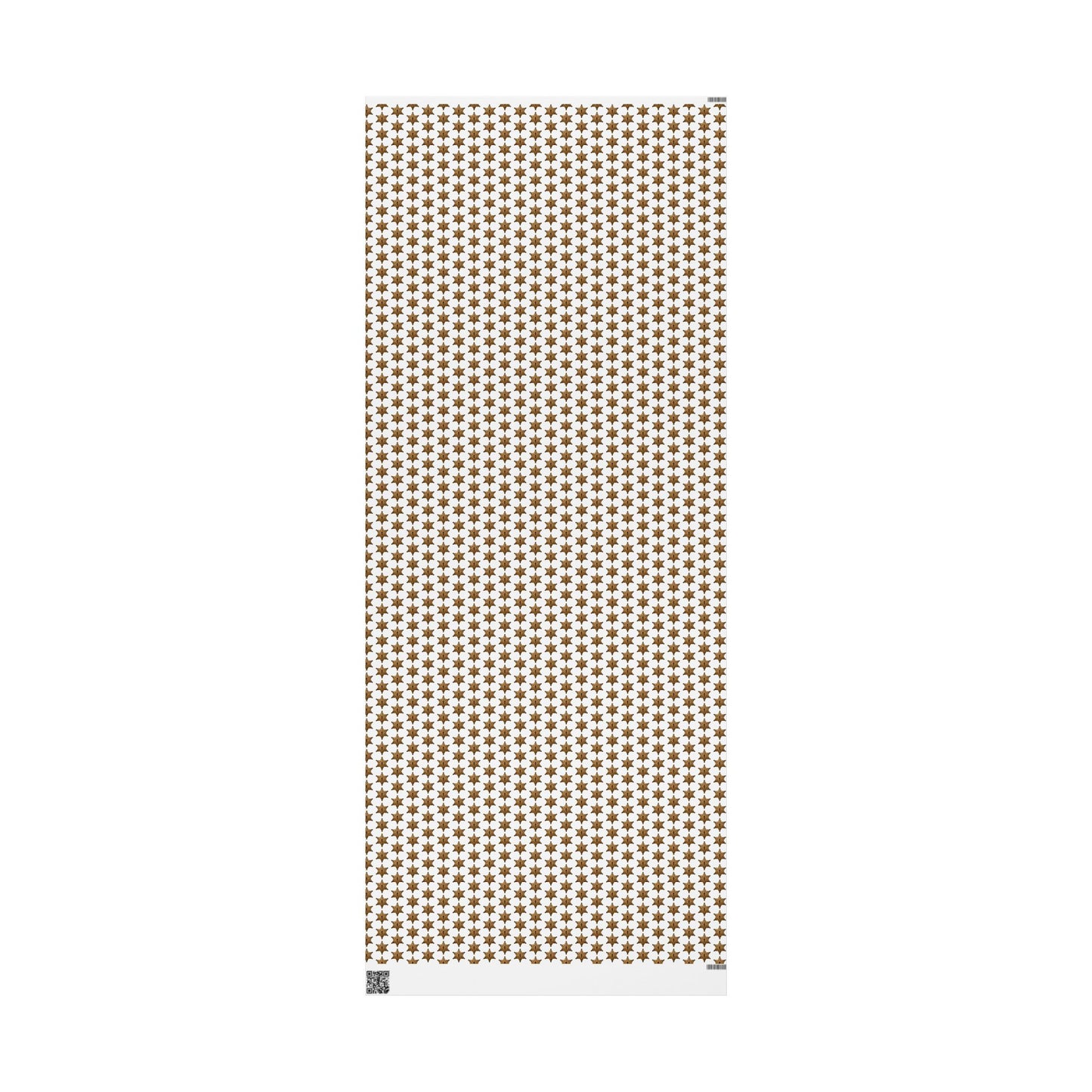 Sheriff Badge Pattern Wrapping Paper | Western Star Kids Party Wrap