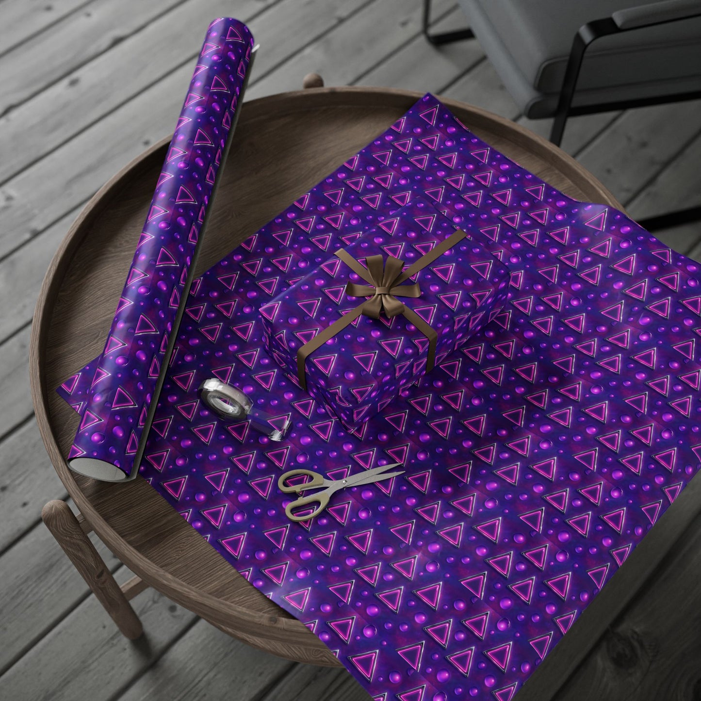 Wrapping Papers, Prince neon Pattern, Gift Wrap Roll for Holidays, Birthdays, Special Occasions, Musician Gift Wrap, Unique