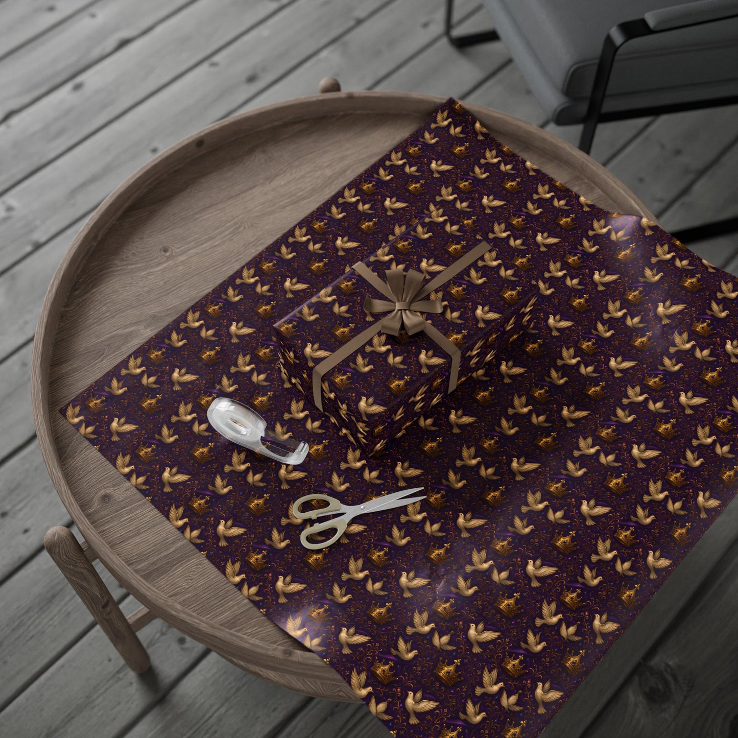 Wrapping Papers, Prince Paisley Dove Guitar Pattern, Gift Wrap Roll for Holidays, Birthdays, Special Occasions, Musician Gift Wrap, Unique