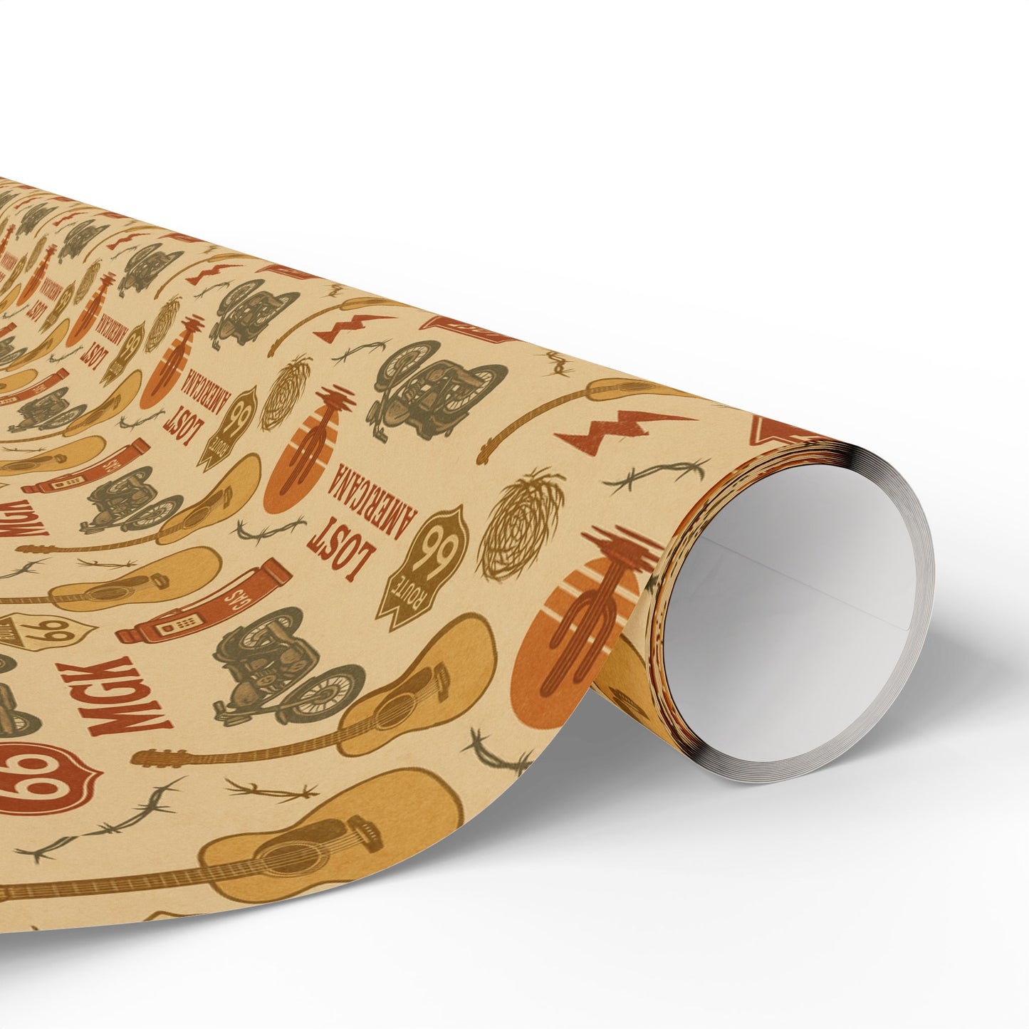 Copy of Wrapping Papers, MGK Lost Americana wrapping paper - Wrap, Music Lover Christmas Birthday Party Decor, Gift Wrap Roll, DIY Crafts,