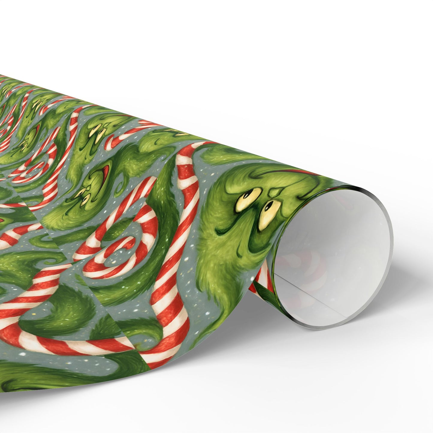 Grinch Inspired Wrapping Paper | Holiday Christmas Wrapping Sheets