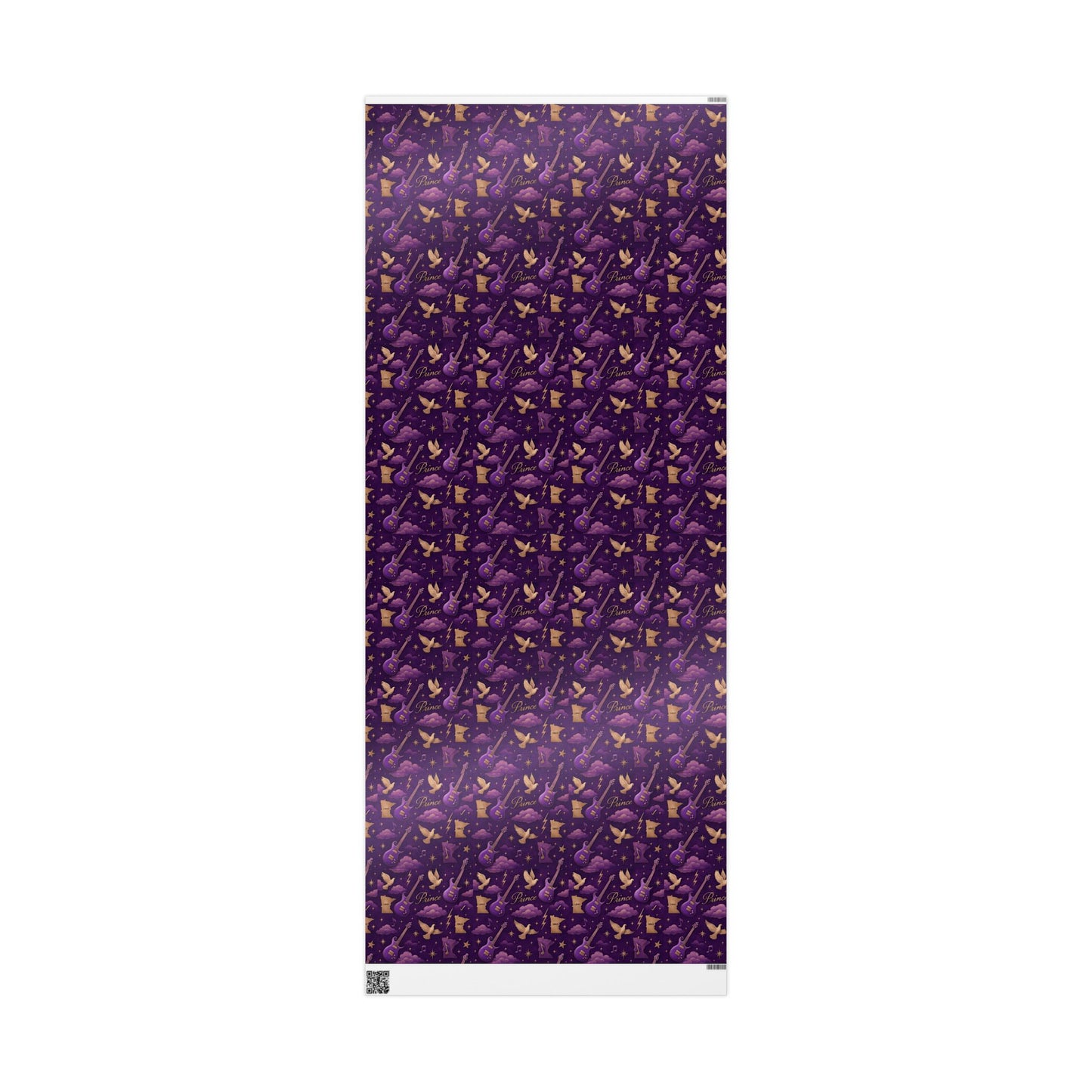 Wrapping Paper, Purple Rain Gift Wrap, Prince Inspired Present Paper, Music Lover Birthday Wrap, Holiday Gift, Unique Celebration Supplies