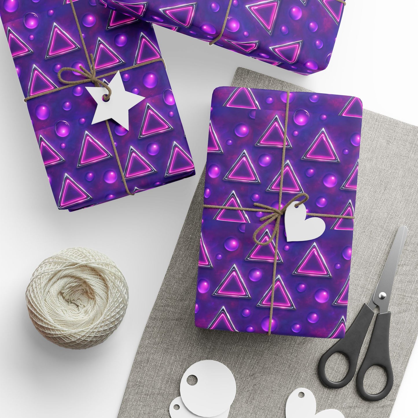 Wrapping Papers, Prince neon Pattern, Gift Wrap Roll for Holidays, Birthdays, Special Occasions, Musician Gift Wrap, Unique