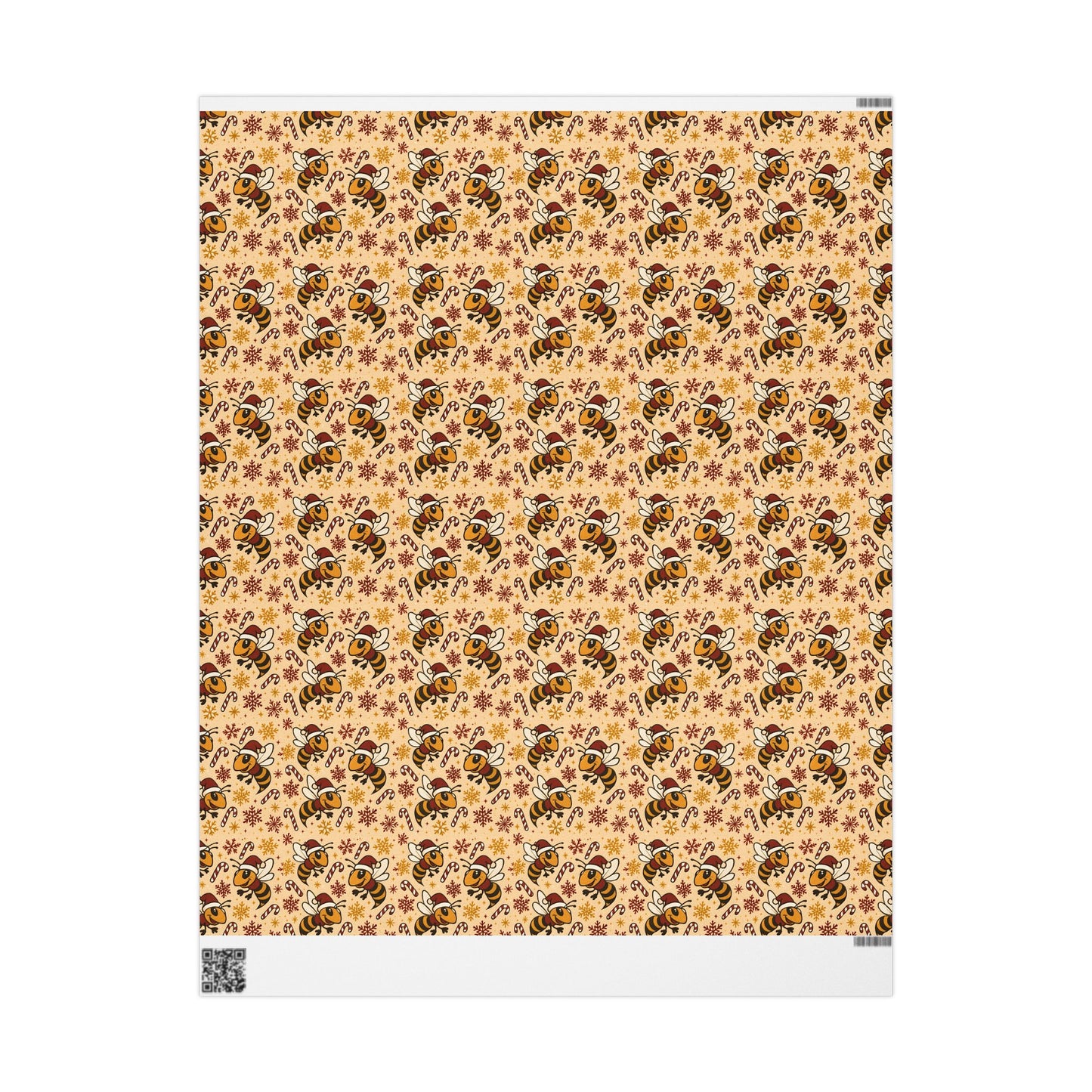 Santa Hornet Wrapping Paper, Birthday, Christmas, Holidays, The Heist Club Colorful Pattern