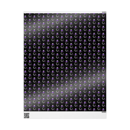 Wrapping Paper, MN VIKINGS Gift Wrap, Christmas Holiday Present Decoration, Birthday Party Supplies, Elegant Black and Gold Design