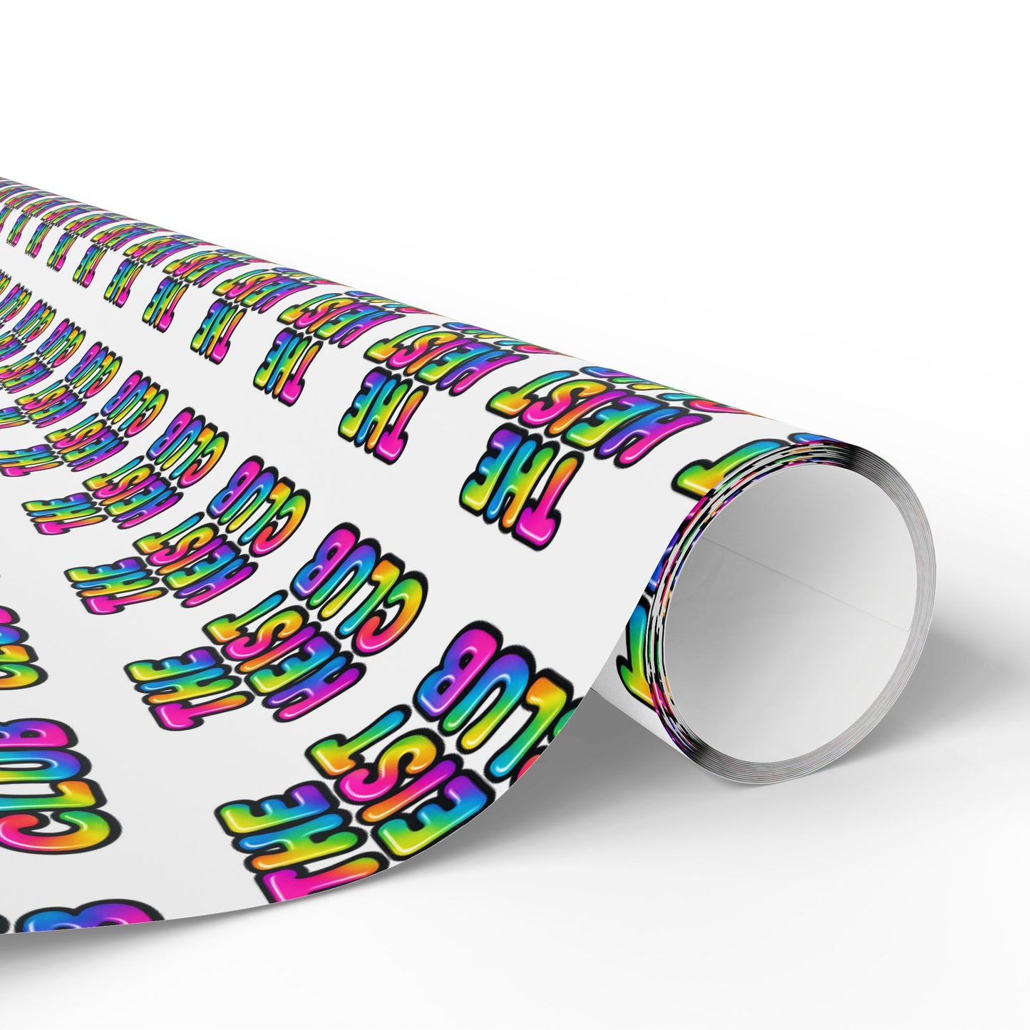Wrapping Paper Set for Gift Wrapping, Birthday, Christmas, Holidays, The Heist Club Colorful Pattern
