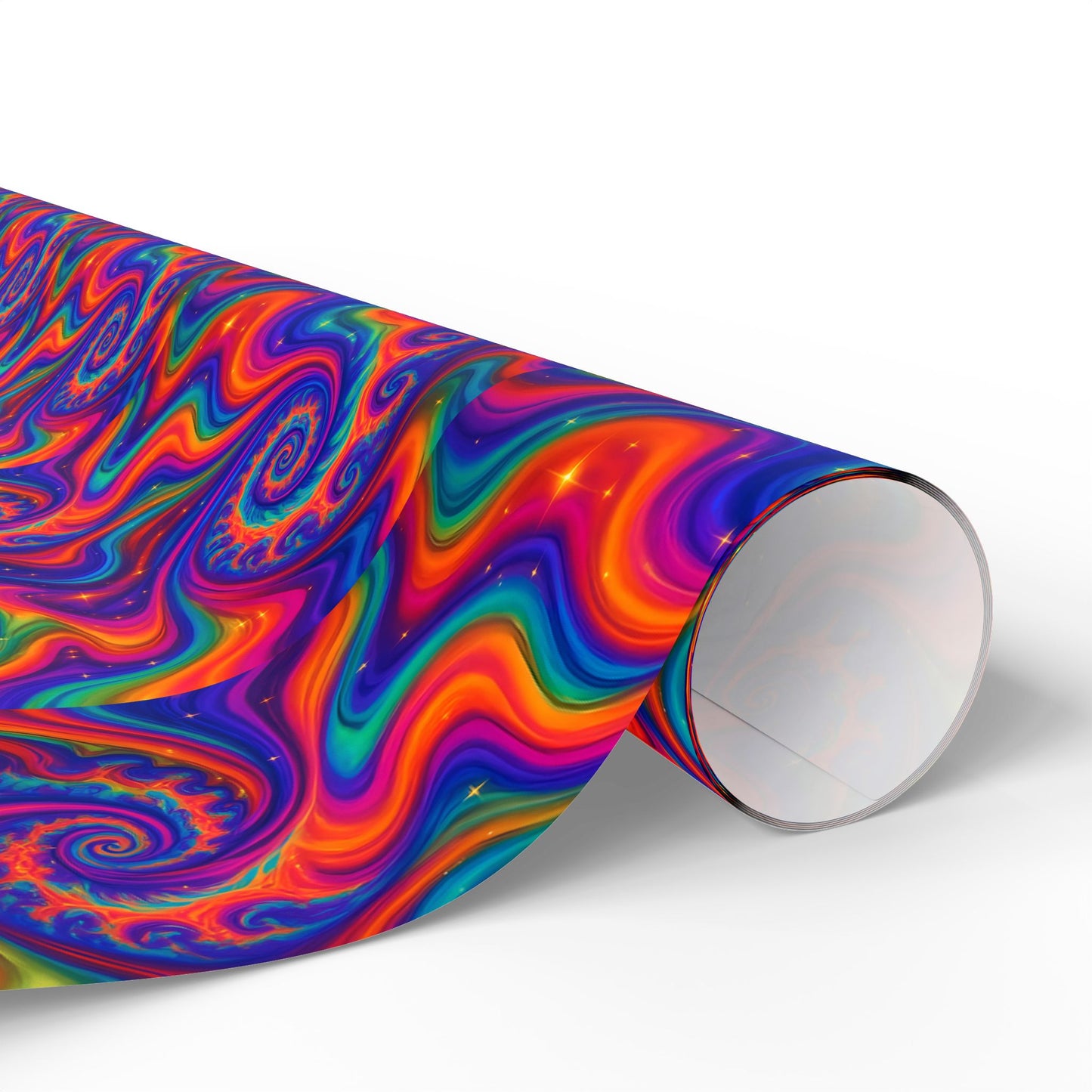 Psychedelic rockstar inspired Wrapping Papers, Gift Wrap Sheets for Music Lovers, Unique Holiday Gift Packaging, Music Themed