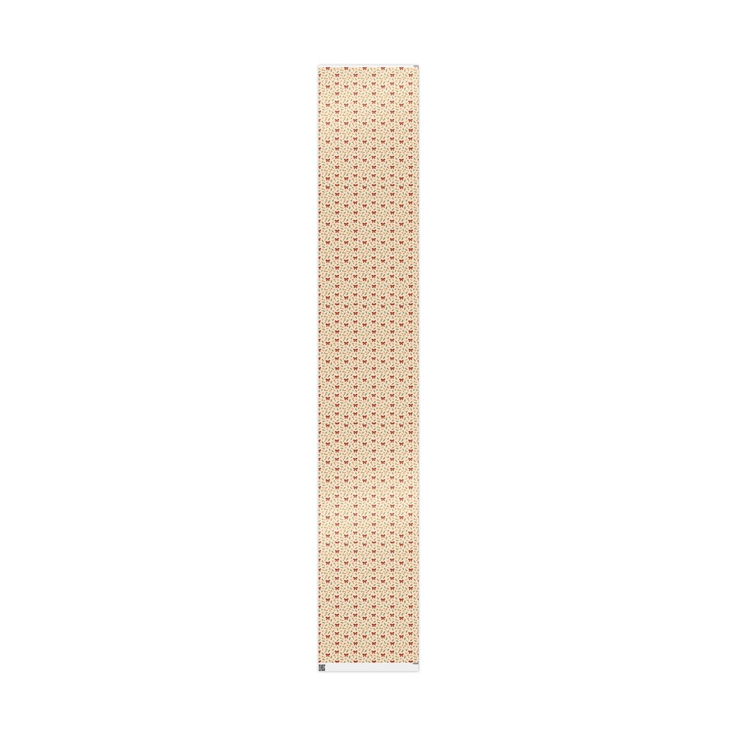 Heist Club Red Bow & Pine Sprig Wrapping Paper | Holiday Pattern