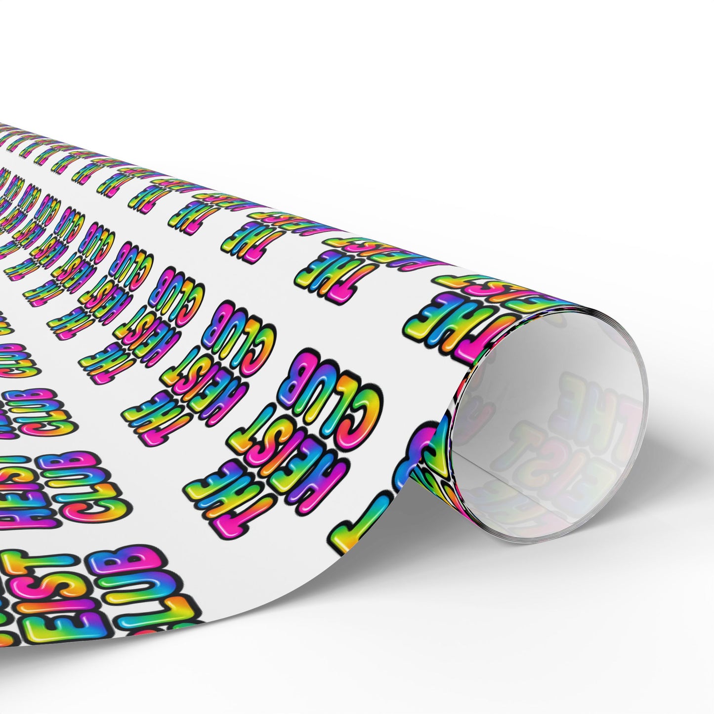 Wrapping Paper Set for Gift Wrapping, Birthday, Christmas, Holidays, The Heist Club Colorful Pattern