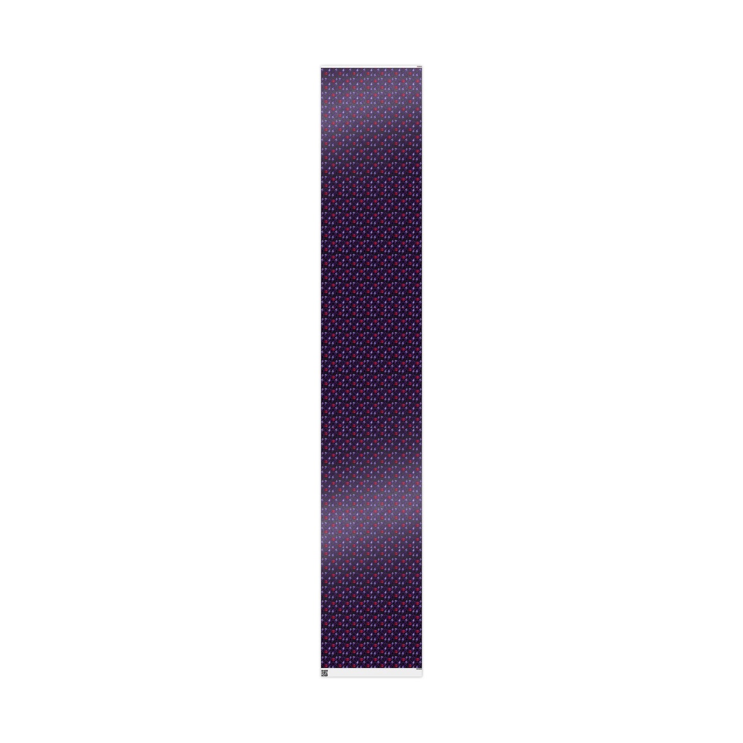 Rockstar neon lips and lightning bolts wrapping paper | Holiday Gift Wrap, Dark Teal purple
