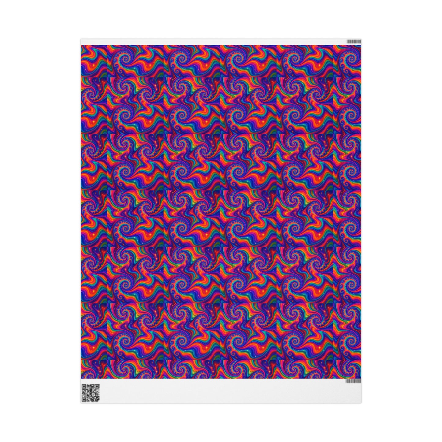 Psychedelic rockstar inspired Wrapping Papers, Gift Wrap Sheets for Music Lovers, Unique Holiday Gift Packaging, Music Themed