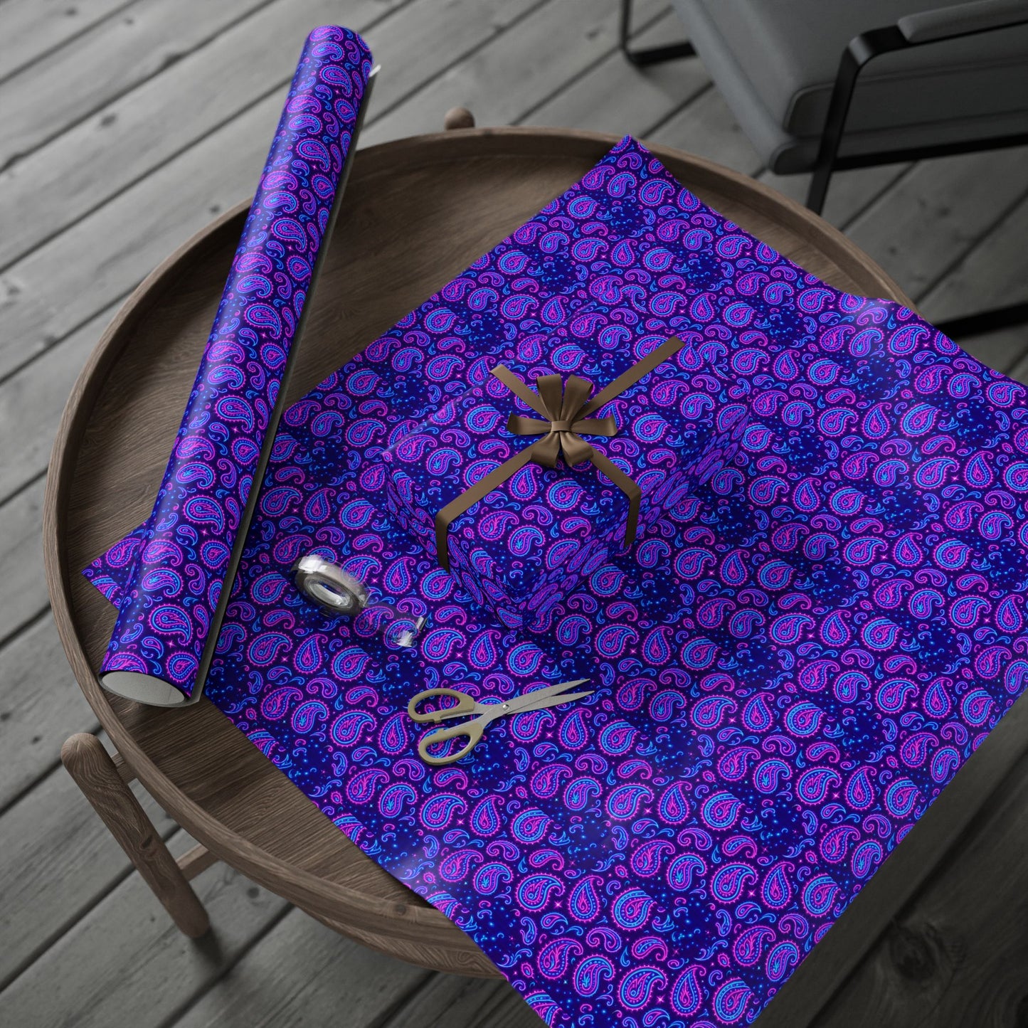 Wrapping Papers, Prince Paisley Pattern, Gift Wrap Roll for Holidays, Birthdays, Special Occasions, Musician Gift Wrap, Unique