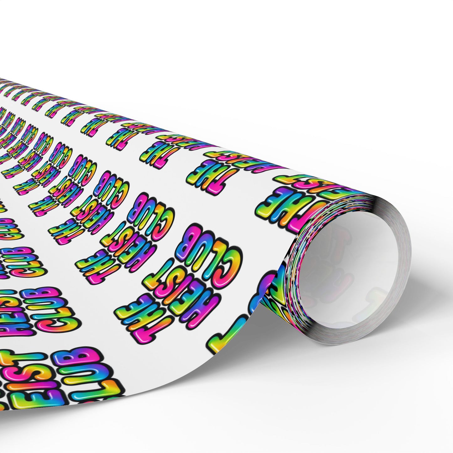 Wrapping Paper Set for Gift Wrapping, Birthday, Christmas, Holidays, The Heist Club Colorful Pattern