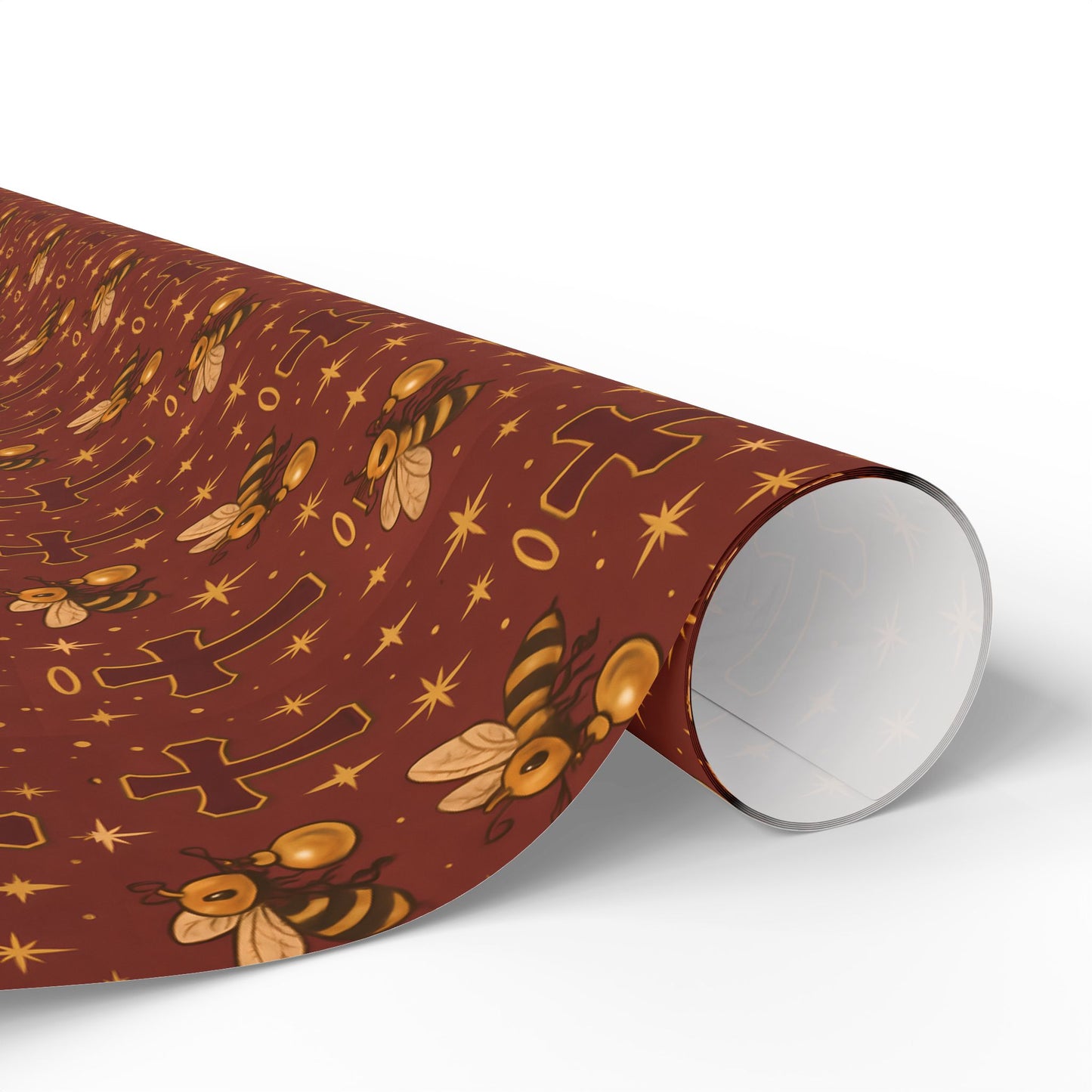 Hornet Wrapping Paper Set for Gift Wrapping, Birthday, Christmas, Holidays, The Heist Club Colorful Pattern