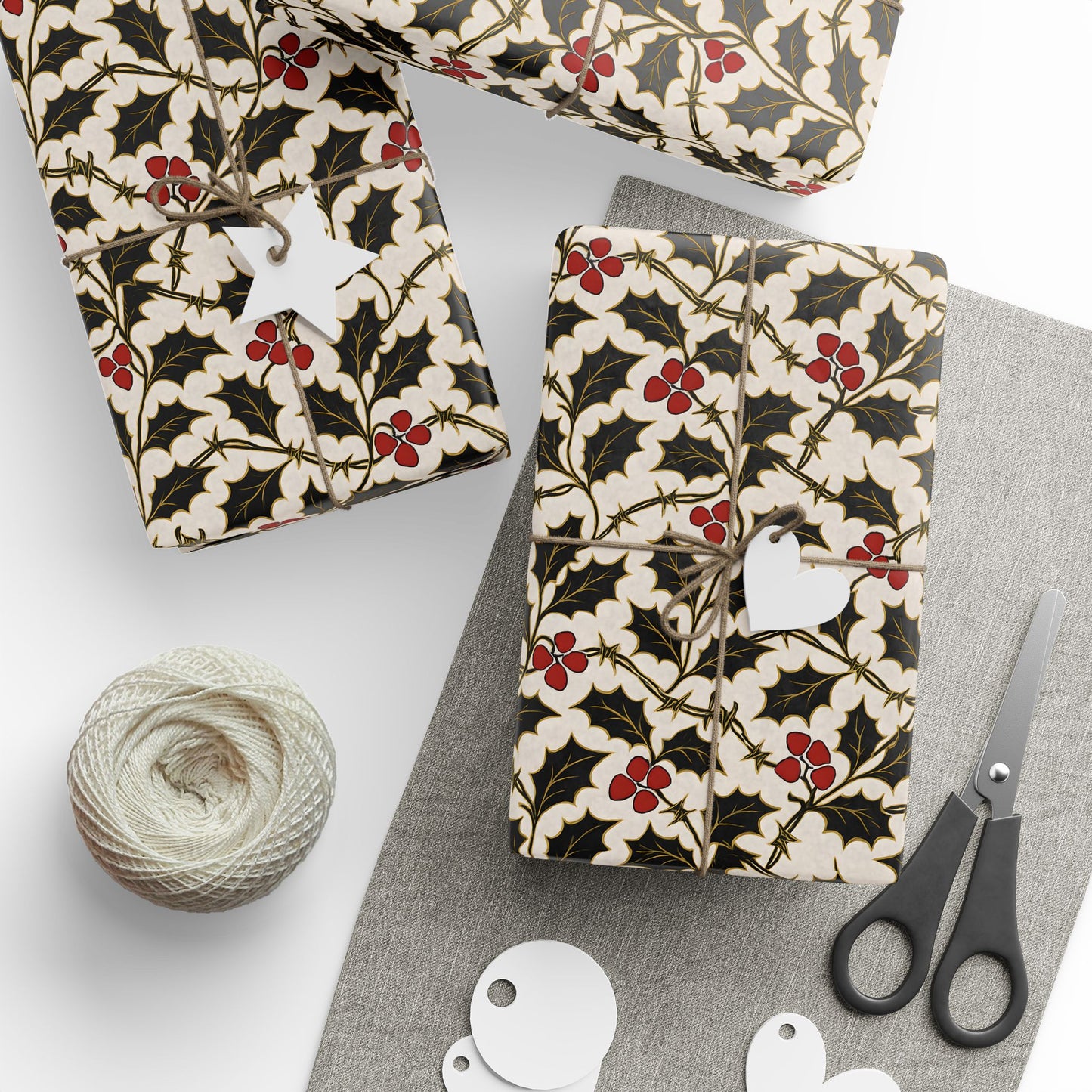 Wrapping Papers, Barb Wire Ozzy Osbourne Inspired, Gift Wrap, Christmas, Birthday, Heavy Metal, Rock and Roll